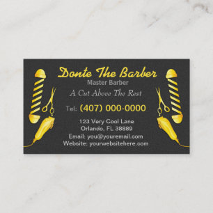 Tarjeta De Visita Barbería (polo, podadoras y esquileos del