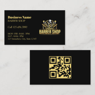 Tarjeta De Visita Barbería Profesional Hair Stylist Barber Pole