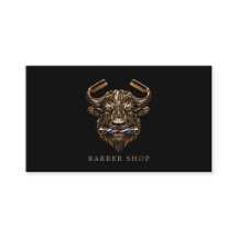 Barbería Profesional Minimal Bronce Búfalo 