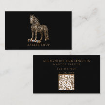 Barbería Profesional Minimal Bronce Mustang