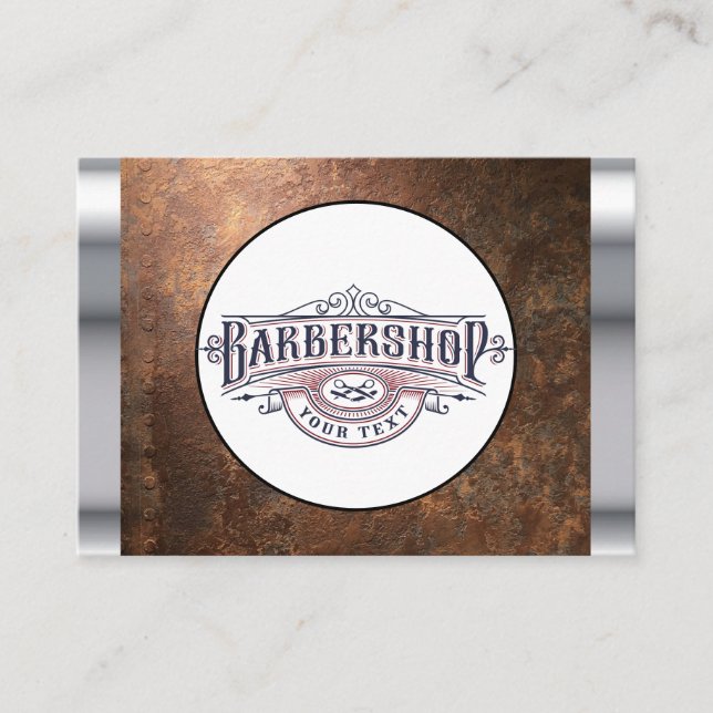 Tarjeta De Visita barbero (Anverso)