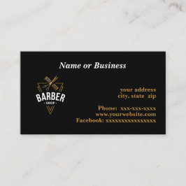 Tarjeta De Visita Barbershop