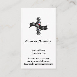 Tarjeta De Visita Barbershop
