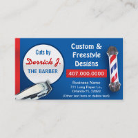 Barbershop Barber (barra de barberas y alfileres)
