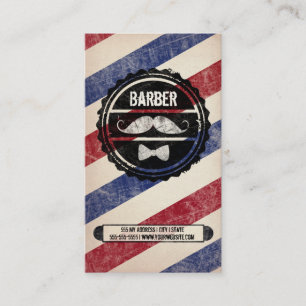 Tarjeta De Visita Barbershop Business Card