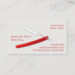 Tarjeta De Visita Barbershop Business Card