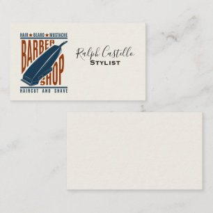 Tarjeta De Visita Barbershop Business Card