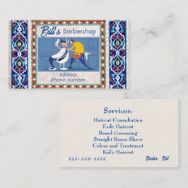 Tarjeta De Visita Barbershop Business Card