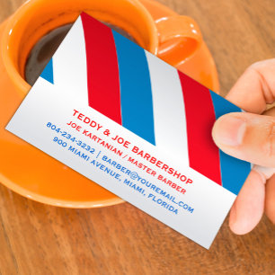 Tarjeta De Visita Barbershop Business Card