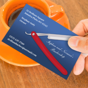 Tarjeta De Visita Barbershop Business Card