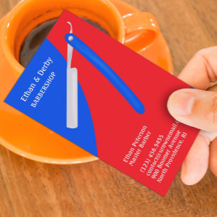 Tarjeta De Visita Barbershop Business Card