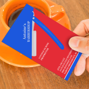 Tarjeta De Visita Barbershop Business Card