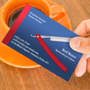 Tarjeta De Visita Barbershop Business Card