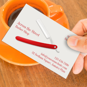 Tarjeta De Visita Barbershop Business Card