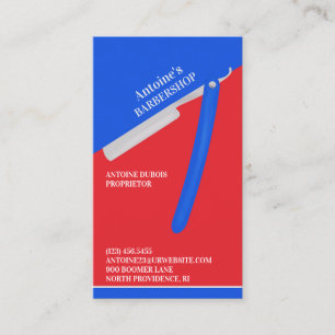 Tarjeta De Visita Barbershop Business Card