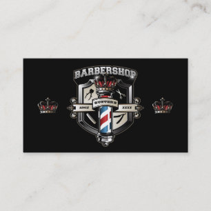 Tarjeta De Visita Barbershop Classic Business Card Personalize