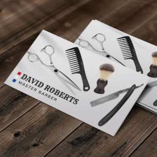 Tarjeta De Visita Barbershop Professional Hair Stylista