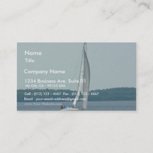 Tarjeta De Visita Barco de navegación