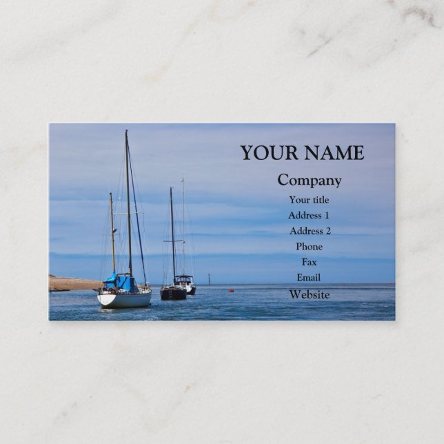 Tarjeta De Visita Barcos (Anverso)