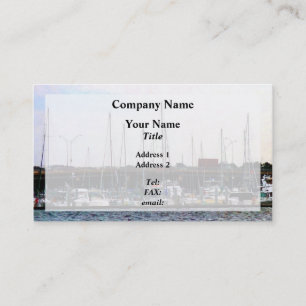 Tarjeta De Visita Barcos atracados Norfolk VA