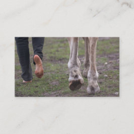 Tarjeta De Visita Barefoot trimmer