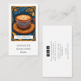 Tarjeta De Visita Barista Tarot