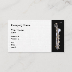 Tarjeta De Visita Baritone Saxofono