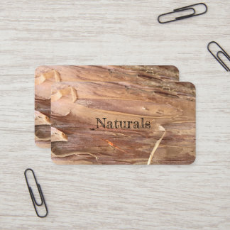 Tarjeta De Visita Bark Natural Business Cards