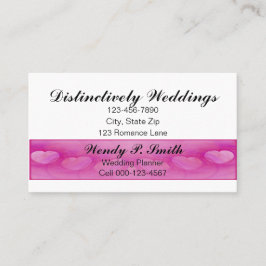 Tarjeta De Visita Barra de línea de corazón arcaico