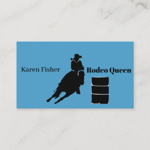 Tarjeta De Visita Barrel Racer