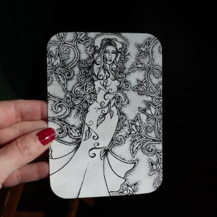 Tarjeta De Visita Barrido el arte pagano de la diosa de la tinta