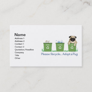 Tarjeta De Visita Barro amasado plástico de papel