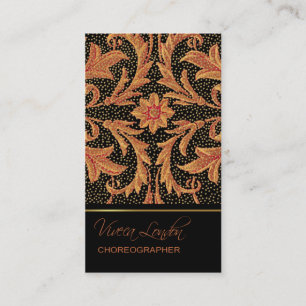 Tarjeta de visita barroca de Viveca Londres