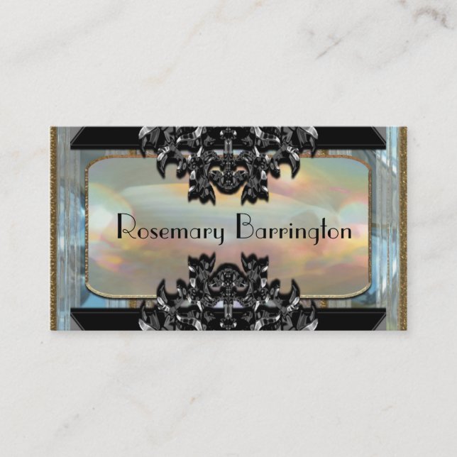 Tarjeta De Visita Barroco de Stanzaraye (Anverso)