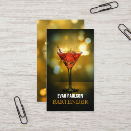 Tarjeta De Visita Bartender