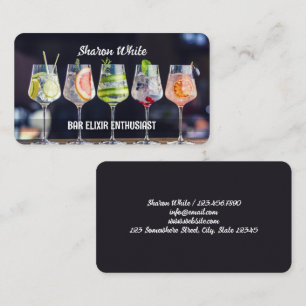 Tarjeta De Visita Bartender