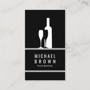 Tarjeta De Visita Bartender de eventos
