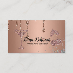 Tarjeta De Visita Bartender de fiesta privada
