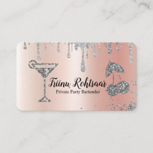 Tarjeta De Visita Bartender de fiesta privada