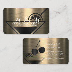 Tarjeta De Visita Bartender de fiesta privada para su evento especia