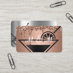 Tarjeta De Visita Bartender de fiesta privada para su evento especia
