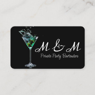 Tarjeta De Visita Bartender de fiesta privada para su evento especia