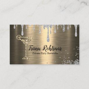 Tarjeta de visita Bartender de Fiesta privado