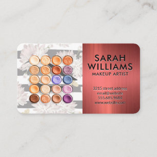 Tarjeta De Visita Base de Maquillaje Cosméticos de Belleza