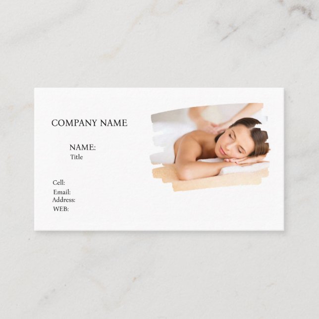 Tarjeta De Visita BASIC TEMPLATE BUSINESS CARD spa (Anverso)