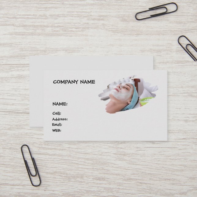 Tarjeta De Visita BASIC TEMPLATE BUSINESS CARD spa (Anverso/Reverso In Situ)