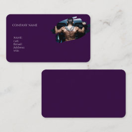 TARJETA DE VISITA BASIC TEMPLATE EMPRESARIAL CARTEL