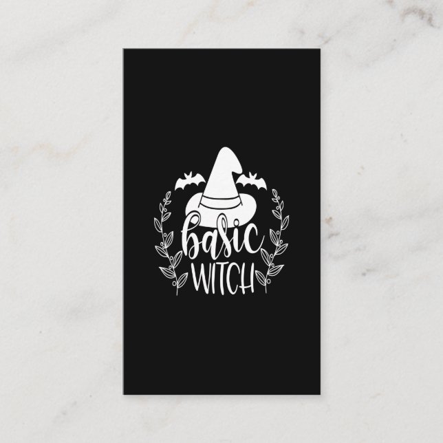 Tarjeta De Visita basic witch (Anverso)