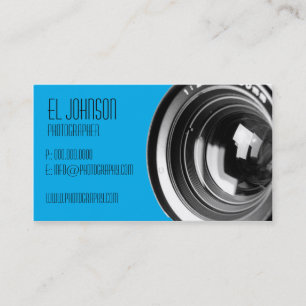 Tarjeta de visita básica de la fotografía