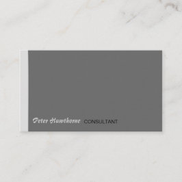 Tarjeta De Visita Básico moderno de moda agudo pulida de